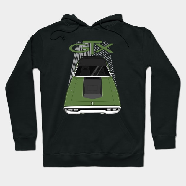 Plymouth Road Runner GTX 1971 - 1972 - sherwood green Hoodie by V8social